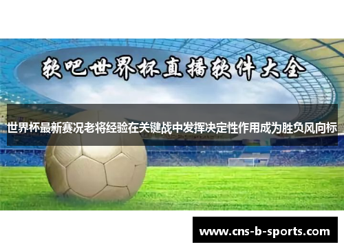 世界杯最新赛况老将经验在关键战中发挥决定性作用成为胜负风向标 世界杯最新赛况老将经验在关键战中发挥决定性作用成为胜负风向标